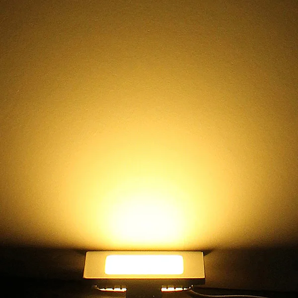 Painel de Luz 25w com Controle de Intensidade Ultrafino Ajustável Quadrado 4w 6w 9w 12w 15w Led 3w 3 Luzes e Iluminação