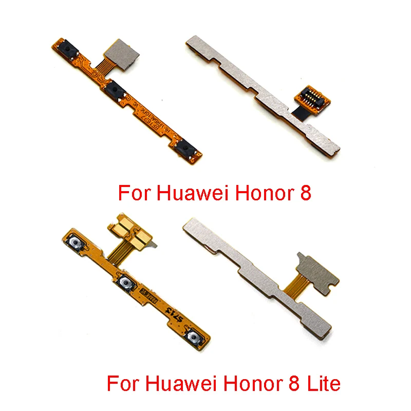 

1Pcs For Huawei Honor 8 lite Power On Off Volume Button Side Buttons Key Flex Cable Ribbon Repair Part