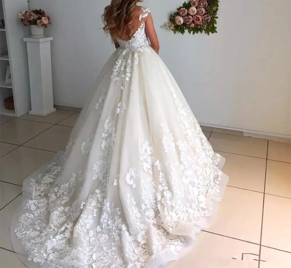 Vestido de noiva кружевное свадебное платье es с рукавами-крылышками для беременных с открытой спиной размера плюс свадебное платье на заказ