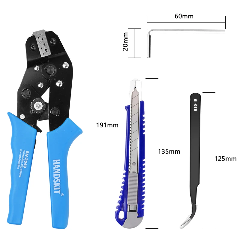 SN-2549 обжимной инструмент 0,08-1 мм2 SN-48B 0,5-мм2 обжимные плоскогубцы многофункциональные трубчатые клеммы
