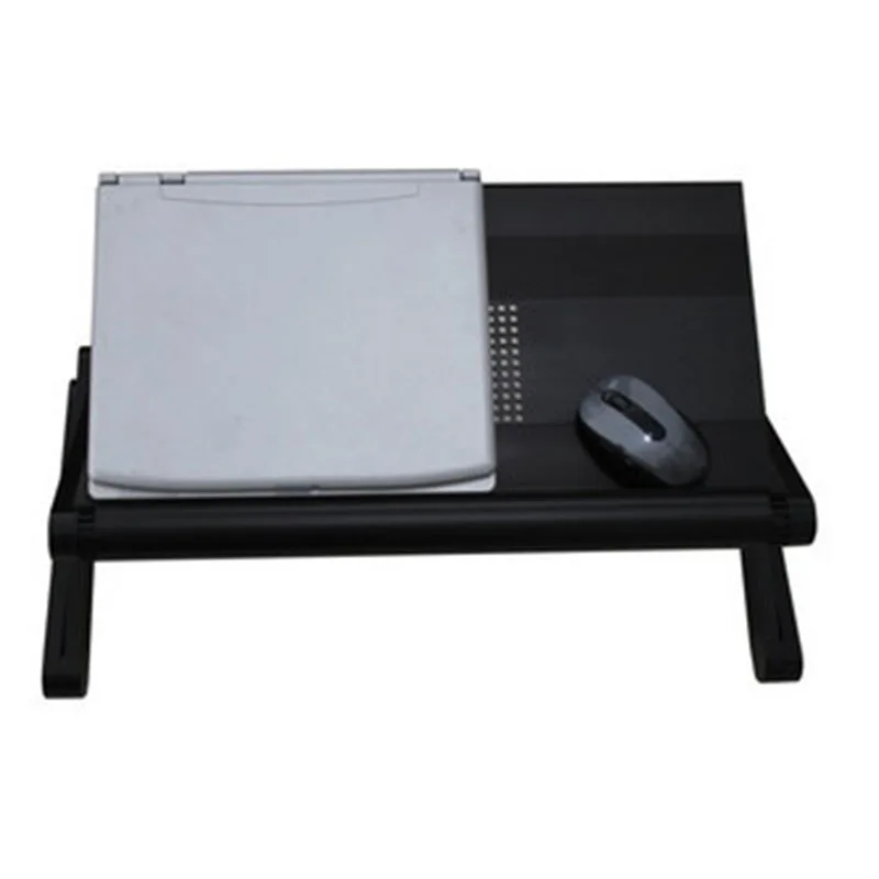  Aluminum Notebook Folding Computer Desk Bed Computer Desk With Mouse Pad Adjustable Laptop Table Co - 32864986810