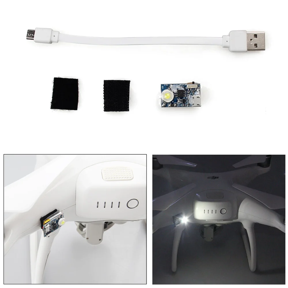 DJI вспышка стробоскоп лампа ночного полета Огни для Mavic Air/Pro /Mavic 2/Spark Phantom 4Pro/3SE