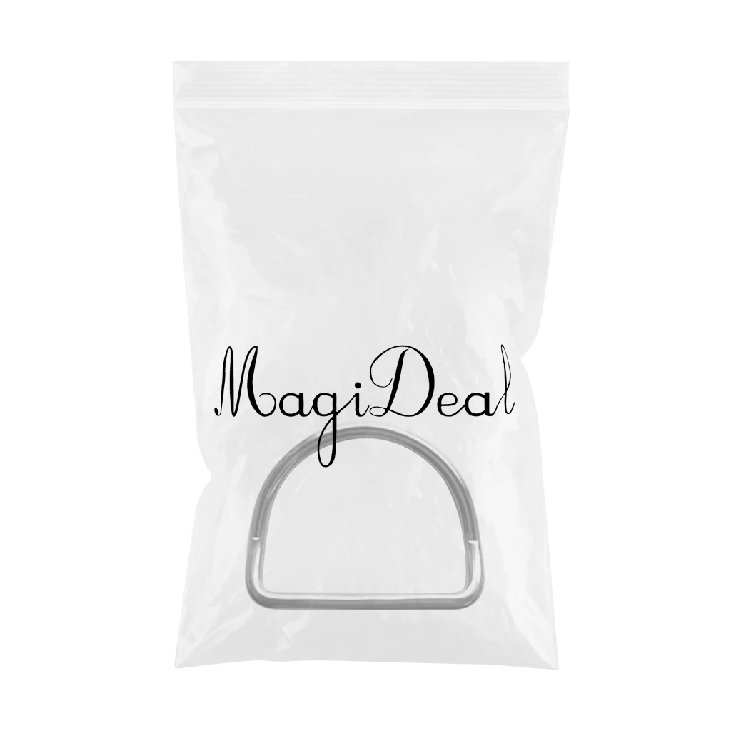 MagiDeal Scuba Bent D Ring for 2 inch/50mm Webbing Belts - 316 Stainless Steel Scuba Accessories Scuba D Ring