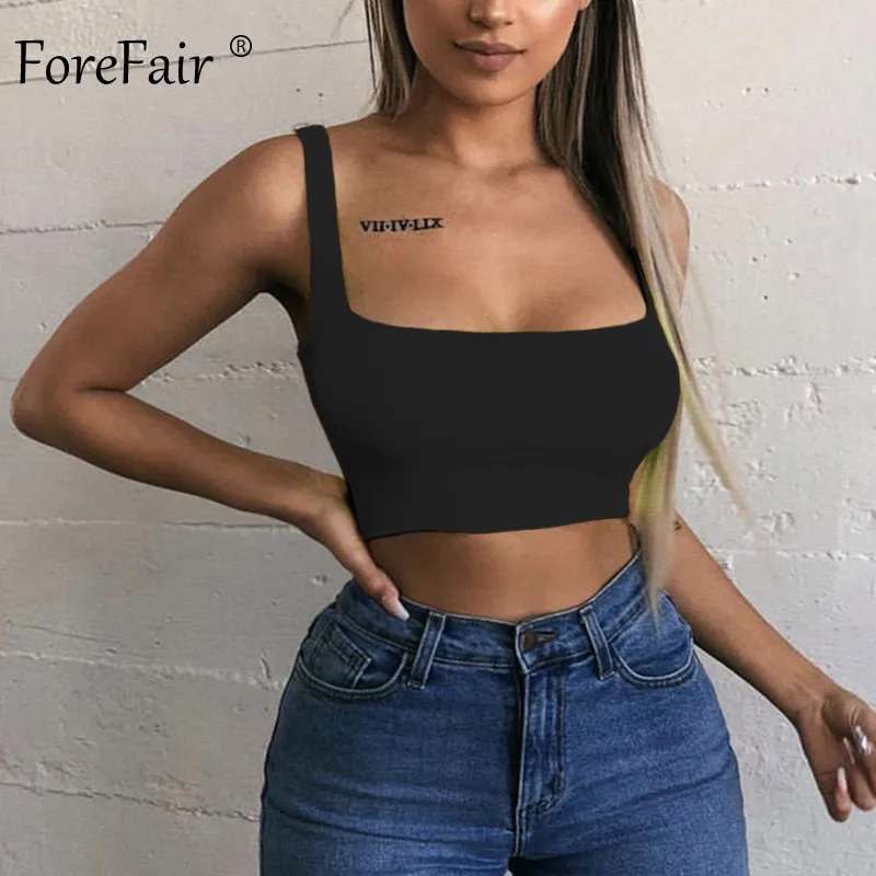 Женский Короткий Топ без бретелек Forefair Клубные вечерние повседневные пляжные