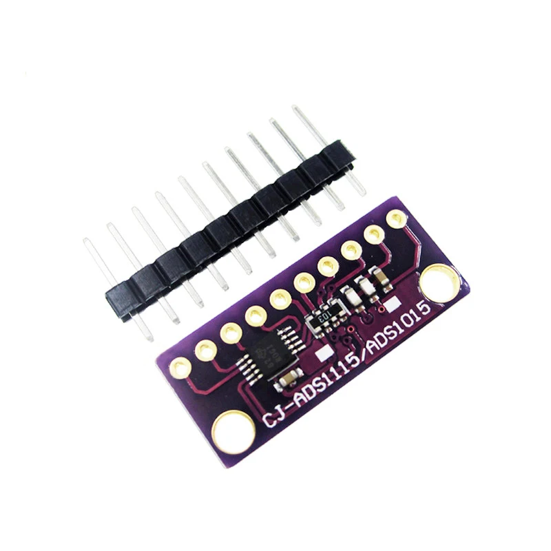 5-шт./лот I2C ADS1115 16-битный ADC 4-канальный модуль с программируемым усилителем 2 0 в до 5