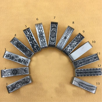

DIY leather craft solid stainless steel loop 13designs inner 40mm 30pcs/lot