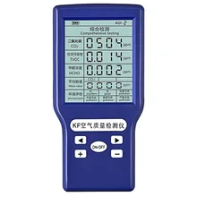 5 In 1 Air Quality Monitor for Homes CO2 Sensor Formaldehyde TVOC HCHO AQI PPM Carbon Dioxide Gas Detector Gas Analyzer Meter 5 In 1 Air Quality Monitor for Homes CO2 Sensor Formaldehyde TVOC HCHO AQI PPM Carbon Dioxide Gas Detector Gas Analyzer Meter