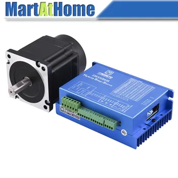 

8.5Nm Closed-loop Hybrid CNC Machine Kit 2HSS86H Step Servo Driver and NEMA 34 Motor 86J18118EC-1000 #SM745 @SD