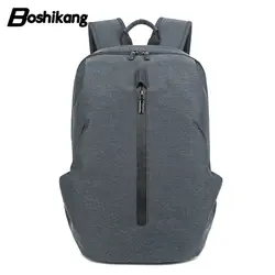 Boshikang большой емкости мужской рюкзак универсальная школьная сумка для студентов колледжа Новый повседневный мужской 15,6 дюймовый рюкзак
