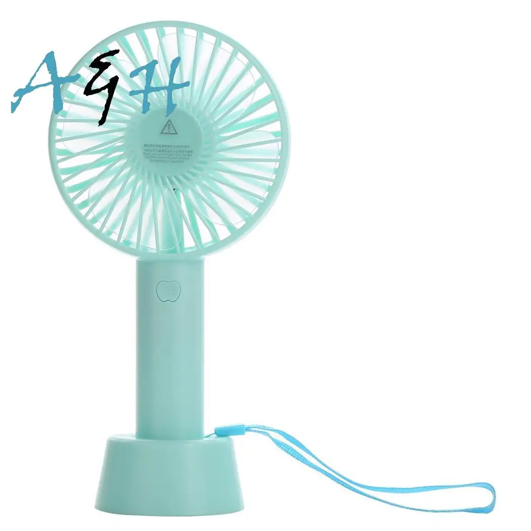 

New Cute Handheld Fan Mini Rechargeable Portable Small Electric Fan Student Office Desktop Hand Holding USB Fan 2000mA