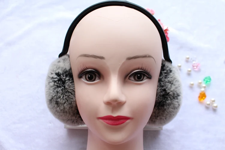 natural rex rabbit fur earmuffs (27)