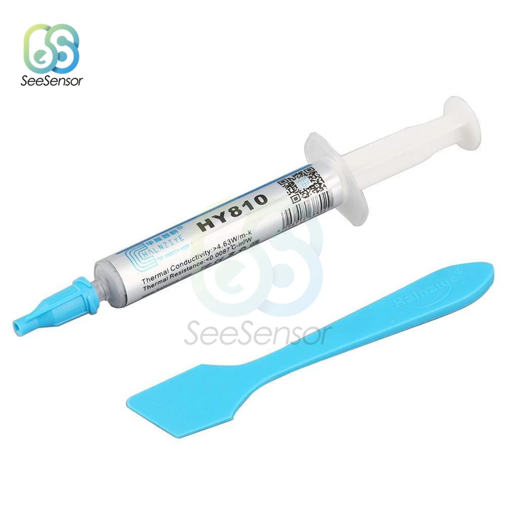 Silicone Compound Thermal Conductive Grease Paste Heatsink Plaster Adhesive Glue CPU GPU Chip Cooling HY510 HY410 HY710 HY810