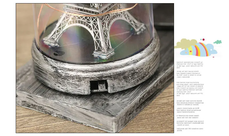 modelo decoração em miniatura plástico luz da