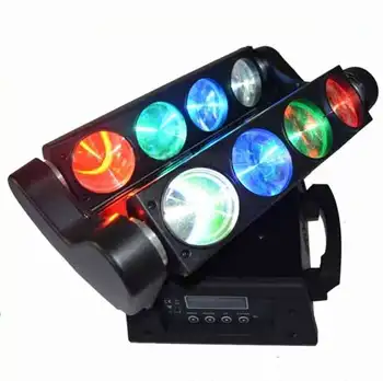 

Effect Light 8*10w Moving Head Light RGBW LED Spider Moving Head for Stage Disco Bar