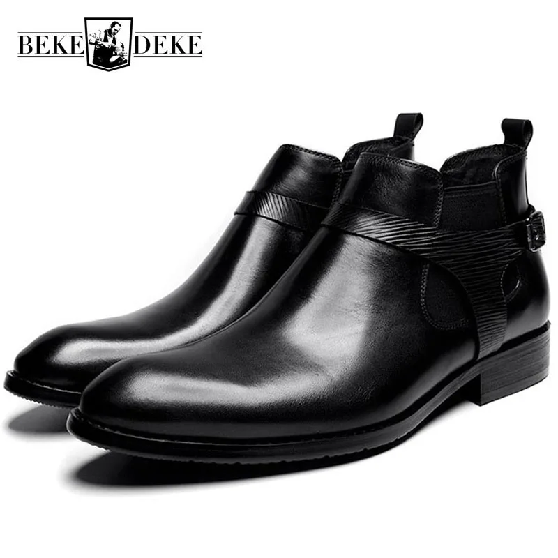 low heel slip on booties