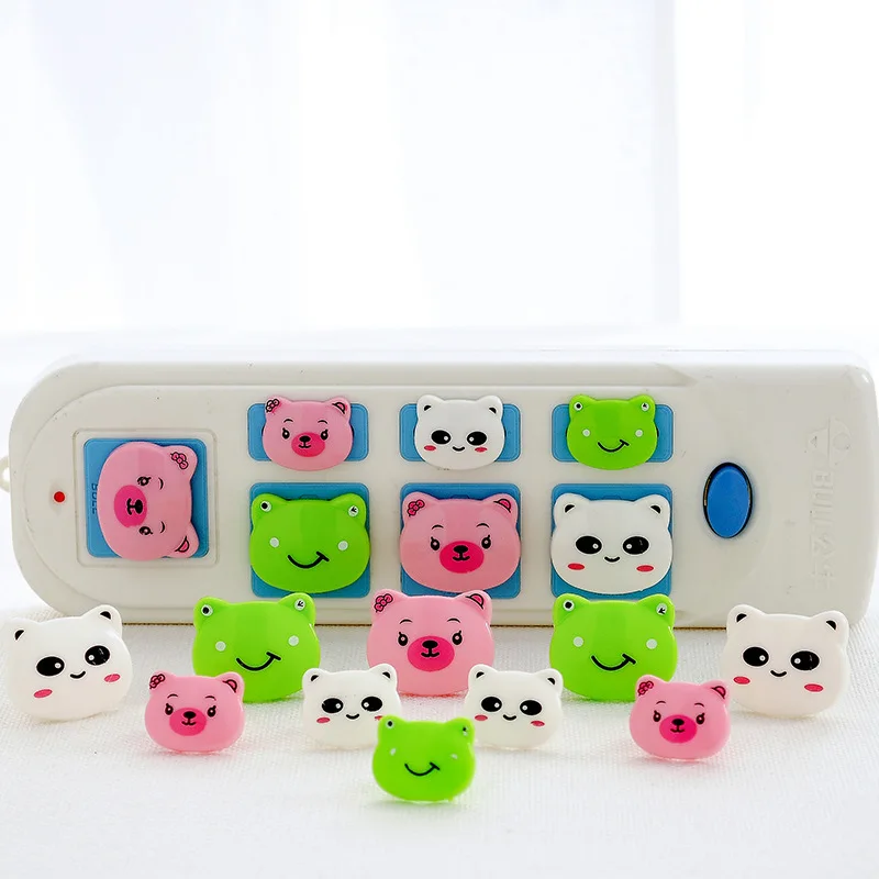 

6PCS/Set Baby Safety Electricity Cover Baby Cartoon Protection Against Electric Shock Socket Special Safety Equipment Protective