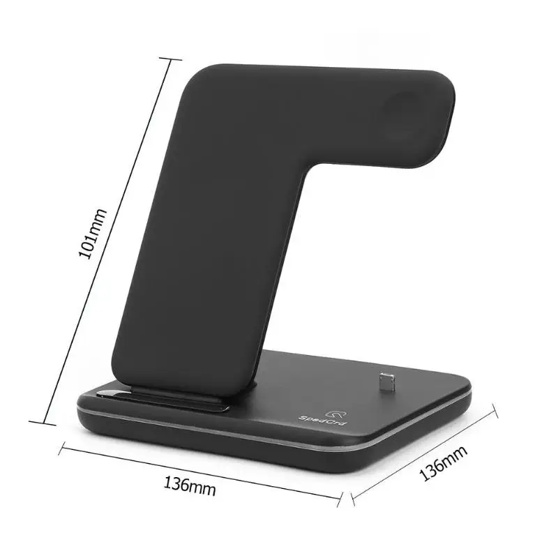 3 in 1 Charging Dock Holder Stand Charger Station for Iphone X Iphone 8 Iphone 7 Iphone 6 For iWatch Apple watch Airpods