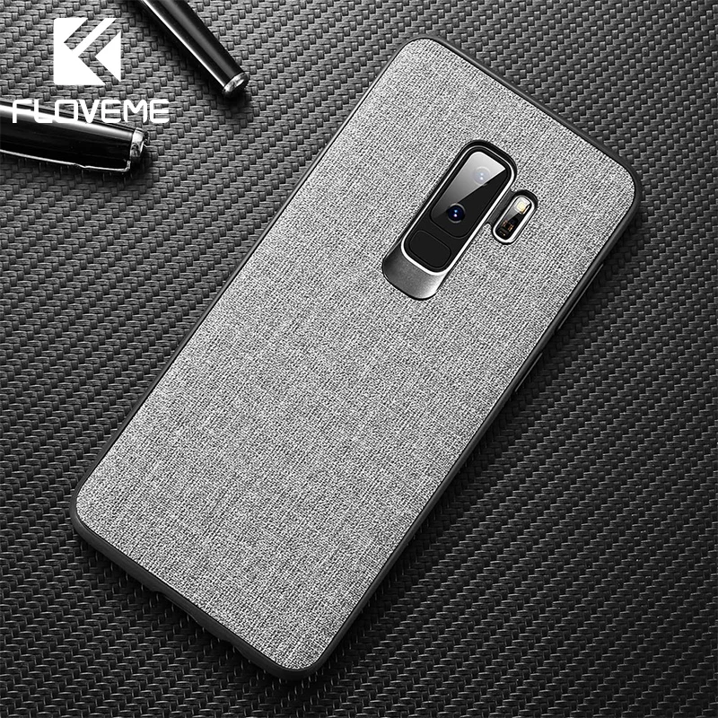 

FLOVEME Soft Cloth Case For Samsung S10 S8 S9 Plus S7 Note 9 8 Luxury Phone Case For Samsung Galaxy A50 A70 A40 A30 Cover Cases