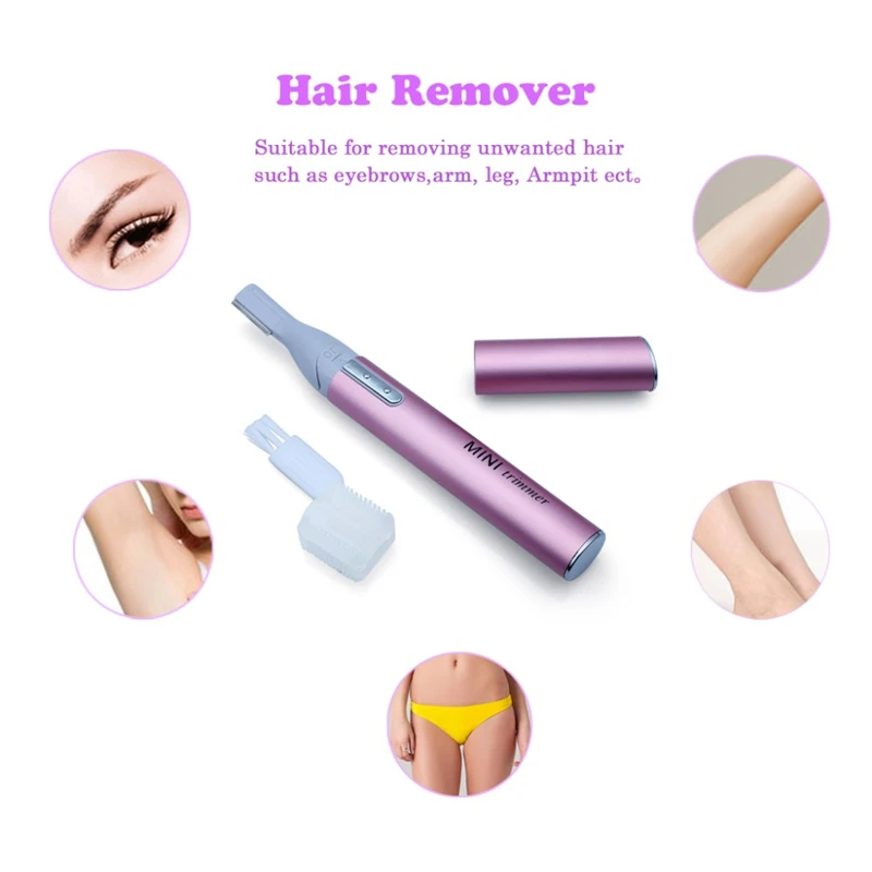 Electric Mini Epilator Women Shaver Epilator For Underarm/Bikini/Hands/Eyebrows/Foot Electric hair removal