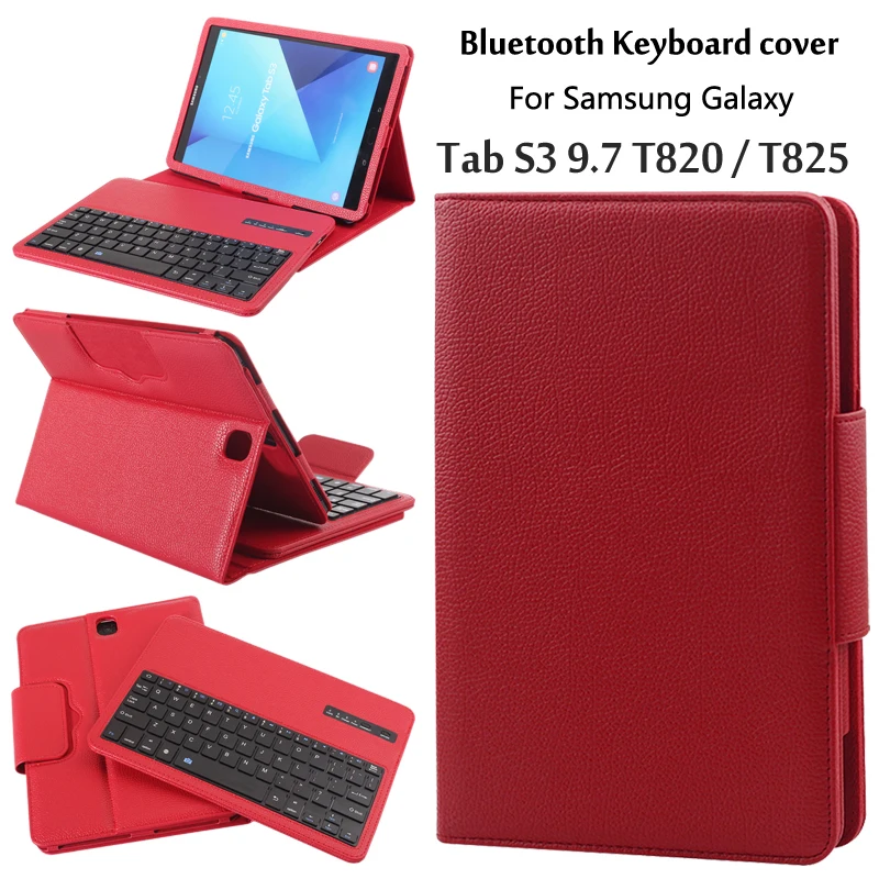 Prix pour Nouveau 2017 Pour Samsung Galaxy Tab S3 9.7 T820 T825 T829 Magnétiquement Amovible ABS Bluetooth Clavier En Cuir PU Case Couverture + cadeau Prix pour Nouveau 2017 Pour Samsung Galaxy Tab S3 9.7 T820 T825 T829 Magnétiquement Amovible ABS Bluetooth Clavier En Cuir PU Case Couverture + cadeau