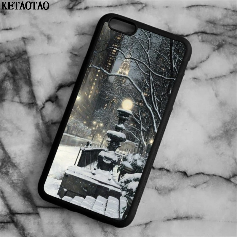 Чехол для телефона KETAOTAO New York City View Sky чехол s iPhone 4S 5C 5S 6 S 7 8 Plus XR XS Max X мягкий ТПУ