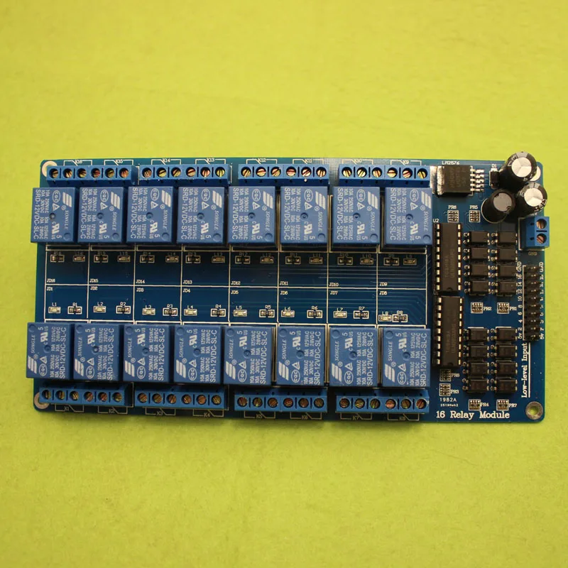 16 way relay module loose band optocoupler protection LM2596 power
