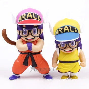 

Dr Slump Arale Cosplay Dragon Ball Z Son Goku / Krillin PVC Figures Anime Cartoon Funny Toys Gifts 17~19m 2 Styles