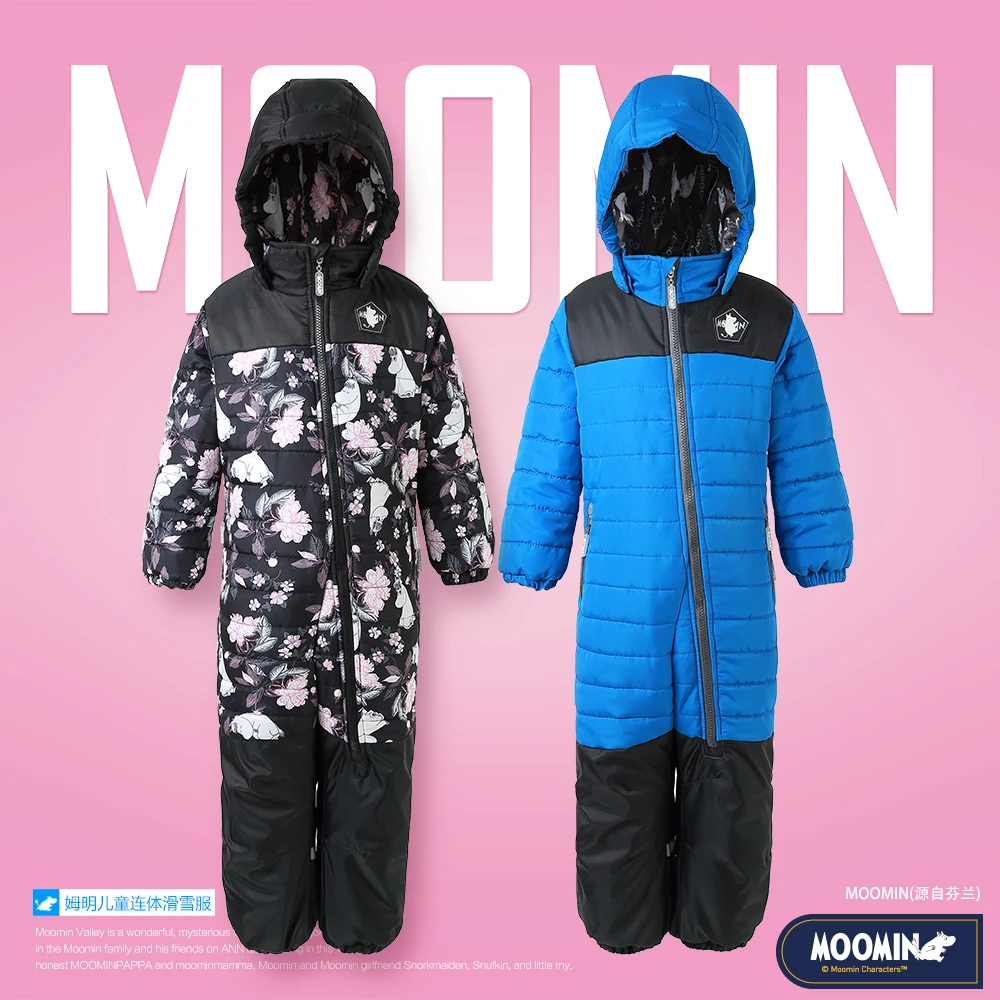 

Moomin muumi blue winter overall boys winter jumpsuit waterproof 160cm warm boys winter overall kid -20 degree cartoon overall