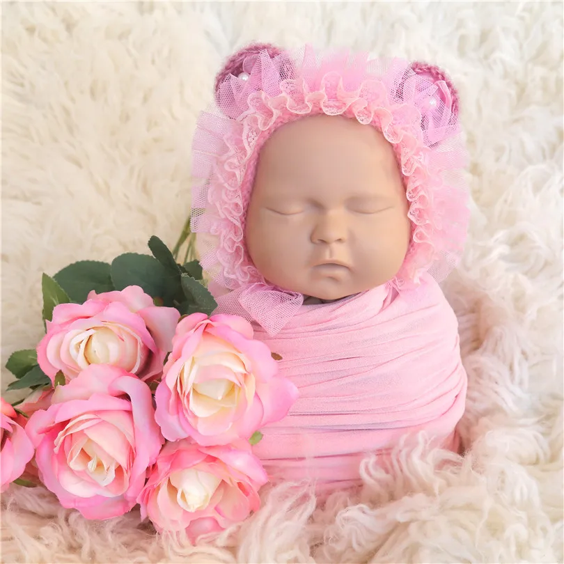 

Teddy bear Bonnet Photography props Lovely Baby bear hat Newborn girl photo Sitter Teddy hat Christmas Santa