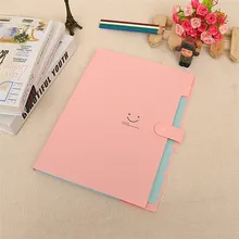 A4 File Document Bag Pouch Bill Folder Holder Organizer Fastener School Office Supplies Expanding File Folder Document Storages fashion portable expanding file folder a4 paper folder for documents quality office document briefcase