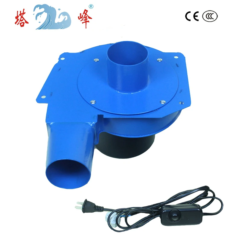 60mm small air electric hot air suction blower centrifugal fan 220v CFM