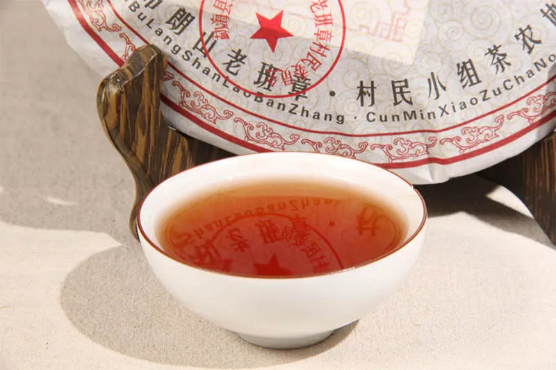 2008 Yr Sanpa Lao Ban Zhang Ripe Pu-erh натуральный Shu Pu-erh чай 357 г