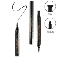 Подводка для глаз штампы подводка для глаз инструмент красота макияж крыло стиль легко носить жидкий подводка для глаз Водонепроницаемый черный