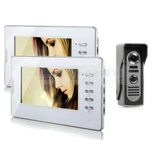 DIYSECUR Hardwired 7″ LCD Video Doorbell Door Phone Intercom System Home Entry Security