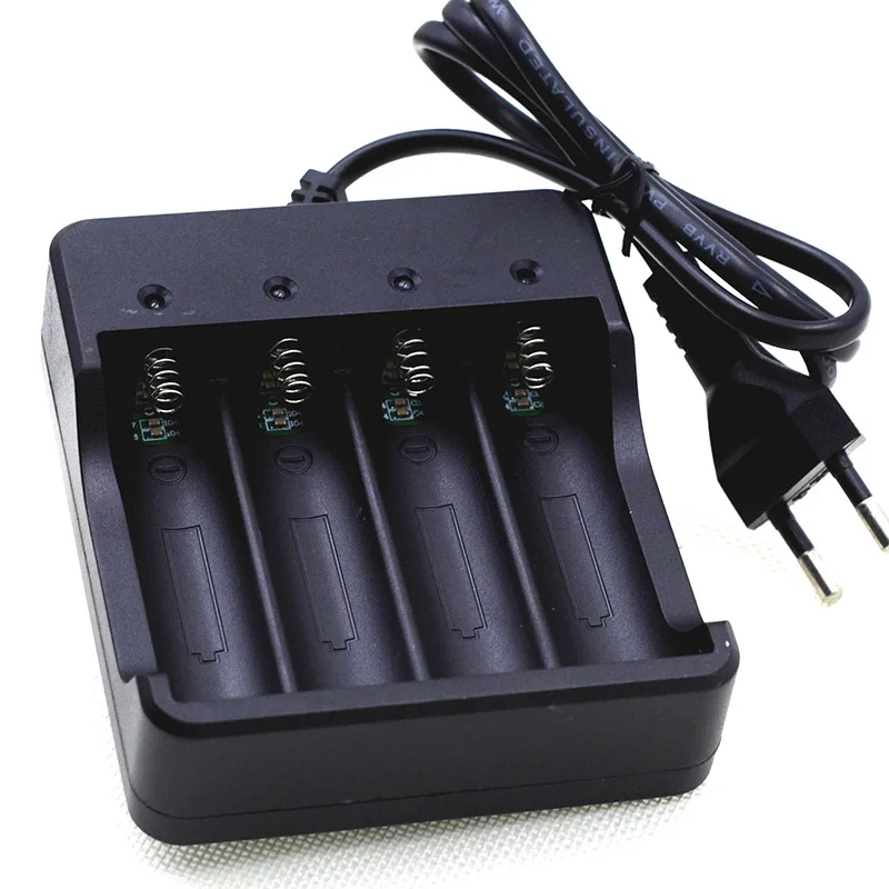 Battery Charger Battery Charger Adapter VariCore 3.7V 18650 Charger Li-ion Battery 4.2V Four Slot Line Charge Full from Shutdown Factory Fashlight batteries Charger