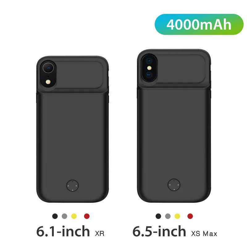 Чехол с внешним аккумулятором для iPhone XR чехол XS Max дополнительным зарядным