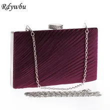 Rdywbu Женская мини-Бархатная вечерняя сумка со стразами и кристаллами, вечерние клатчи, свадебная сумка, Роскошная сумочка для невесты, Bolsos B411