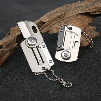 

EDC Mini Folding Knife Card Army Wilderness Survival Utility Knife Camping Key Pocket Knife Hands Tool