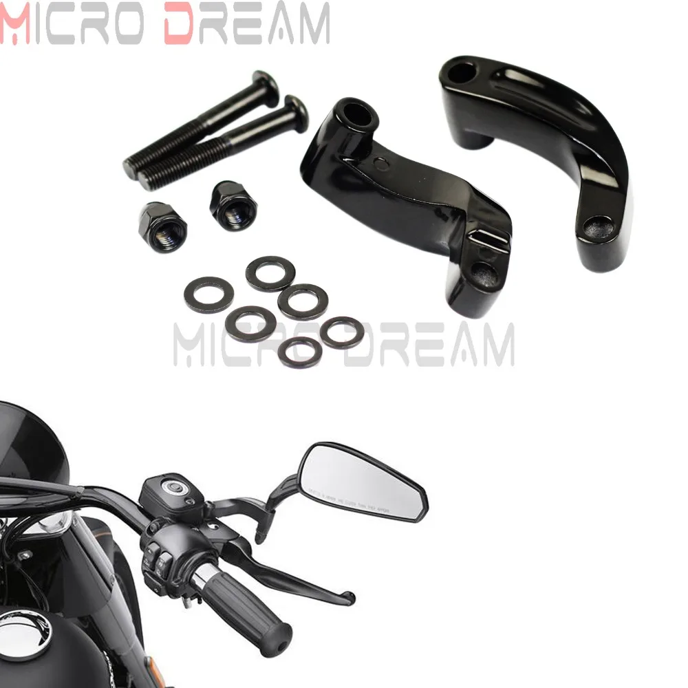 Адаптер-удлинитель для мотоциклетного Зеркала Harley Softail Dyna Fat Bob FXDF Super Wide Glide FXD FXDL