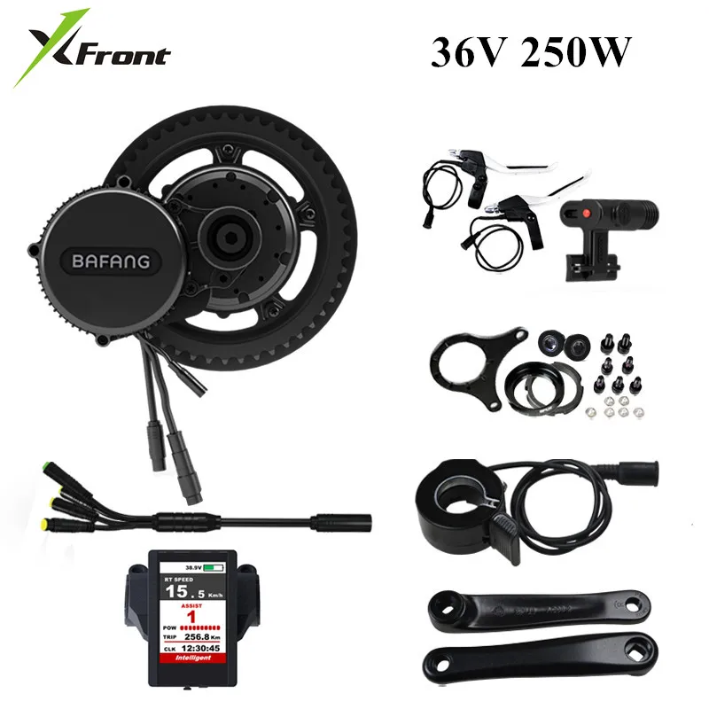 Sale New Bafang bbs01B 36V 250W Ebike Electric bicycle Motor 8fun mid drive Electric bicycle conversion kit C850 Color Display Engine 0
