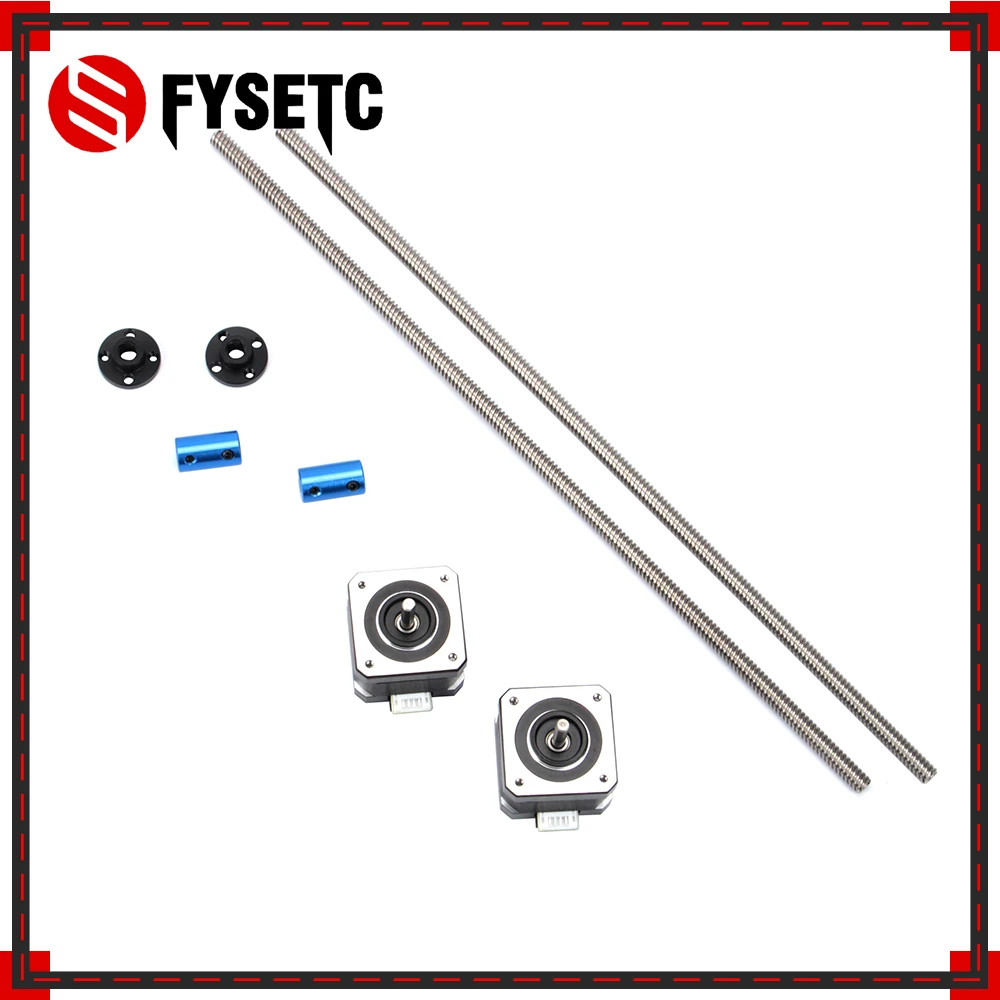 

Prusa i3 MK2 MK2S MK3 3D Printer 300mm Z stepper Motor With Trapezoidal Lead Screw Direct Couplings For mini-Rambo