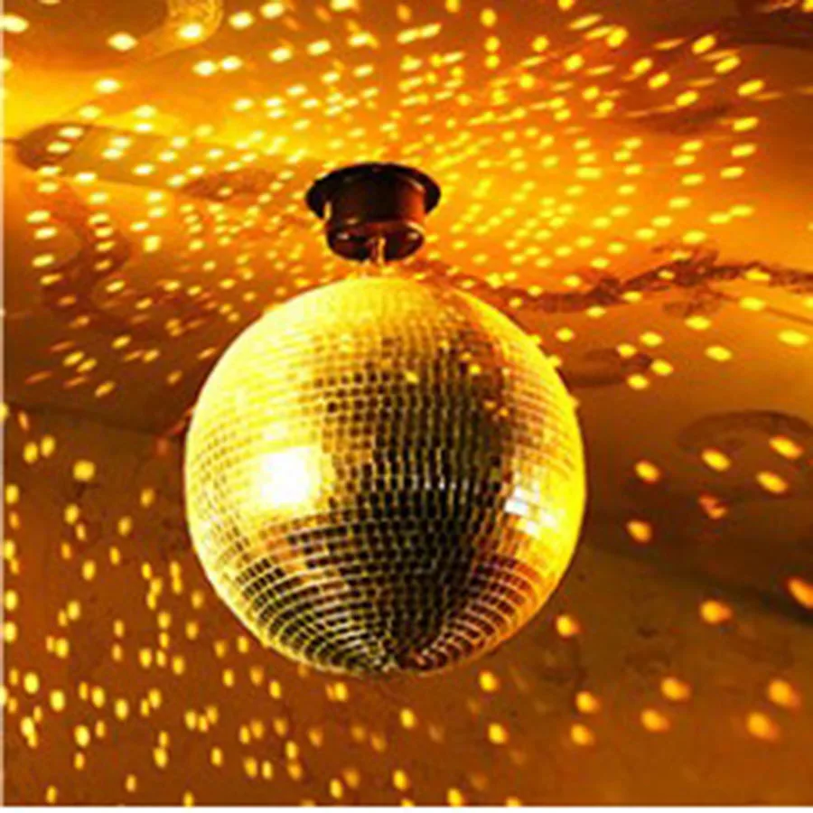 

Thrisdar4wLED Mirror Reflective Ball Reflective Ball Flash Glass Magic Ball Strobe Light Bar Mall Wedding Strobe Stage Lighting