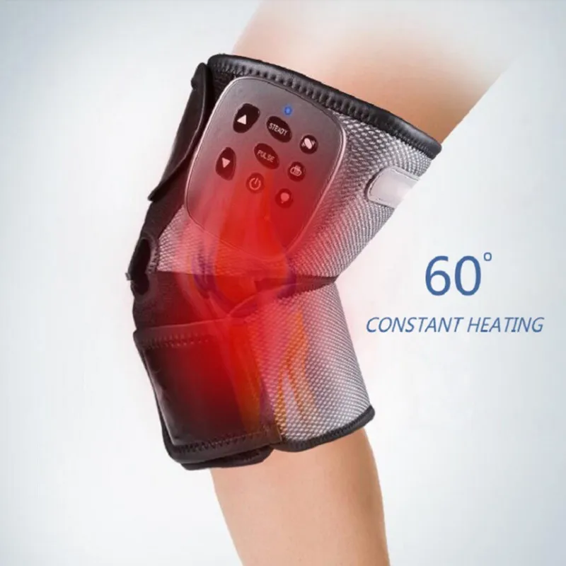 

Knee Massager Heating Vibration Knee Strap Office Home Meridian Joint Health Physical Therapy instrument leg Pain Relief Therapy