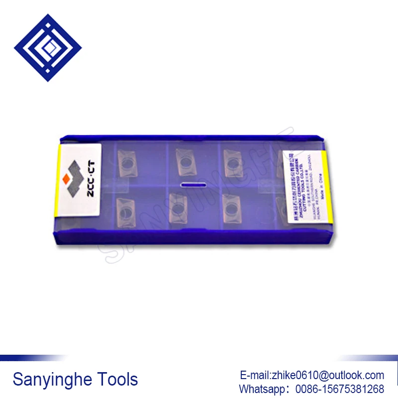 

free shipping ZCCCT APKT11T304-PM APKT11T308-PM APKT11T312-PM YBC301 YBC302 cnc carbide milling insert