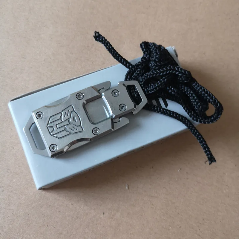 

20pcs/lot EDC Self-defense Knife Mini Pocket Key Chain Ring Pare Fruit Letter Cutter Multi Tool Camp Fold Box