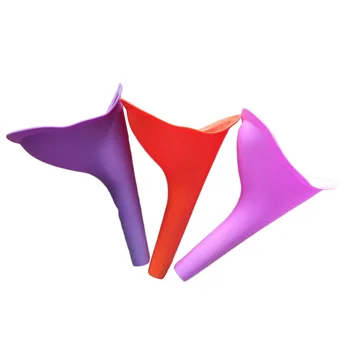 

1pc Women Urinal Soft Silicone Urination Device Travel Outdoor Camping Stand Up Pee Toilet Urinals for Girl Women