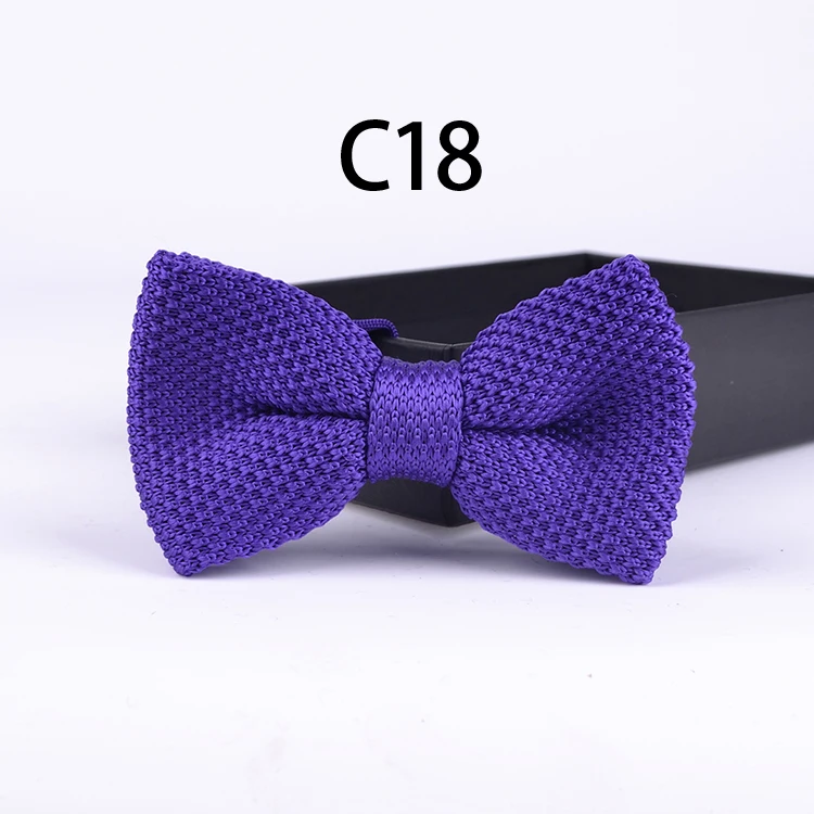 Стильный трикотажные бабочкой модная красивая бабочкой взрослых Bowties вязать Для мужчин галстук для путешествий C2