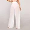Women See Through Boho Wide Leg High Waist Trousers Beach Long Loose Mesh Sheer Pants Hot 5