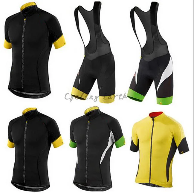 MAVIC 2015 3 styles short sleeve cycling jersey bib shorts set mtb bike wear clothes jersey