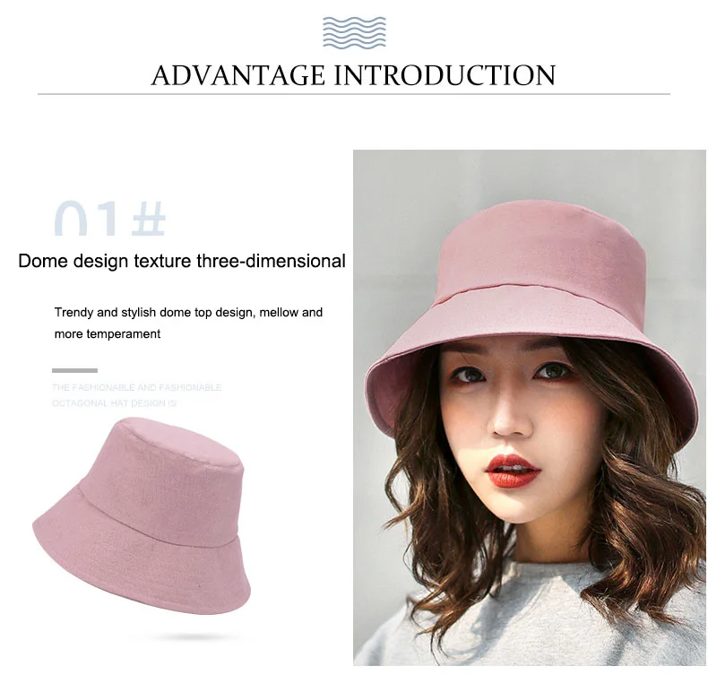 cute bucket hats Freeander New Women Retro Wide-brimmed Hat Outdoor Cotton Women's Summer Travel Beach Casual Bucket Hat Sunscreen Sun Hat womens white bucket hat